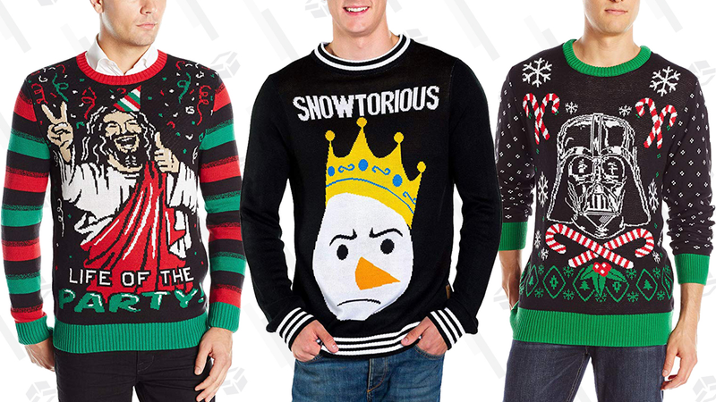 Gold Box de sweaters “feos” navideños | AmazonGráfico: Chelsea Stone